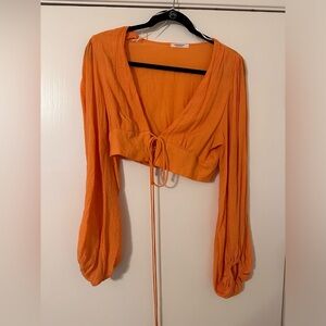 PEPPERMAYO long sleeve crop top.